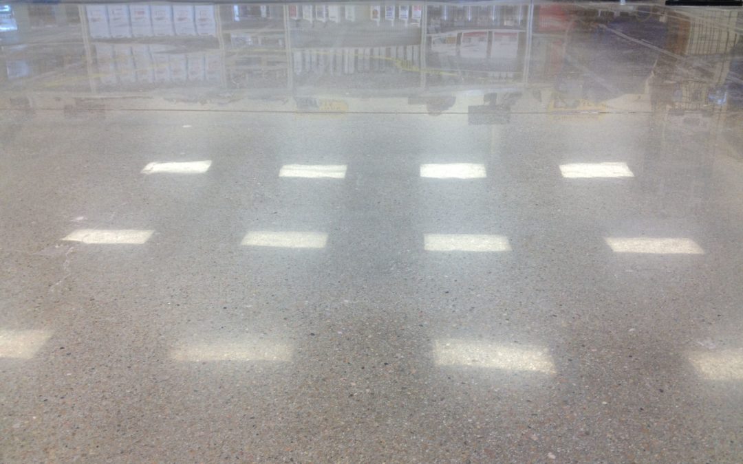 Polished Concrete Work Surface
